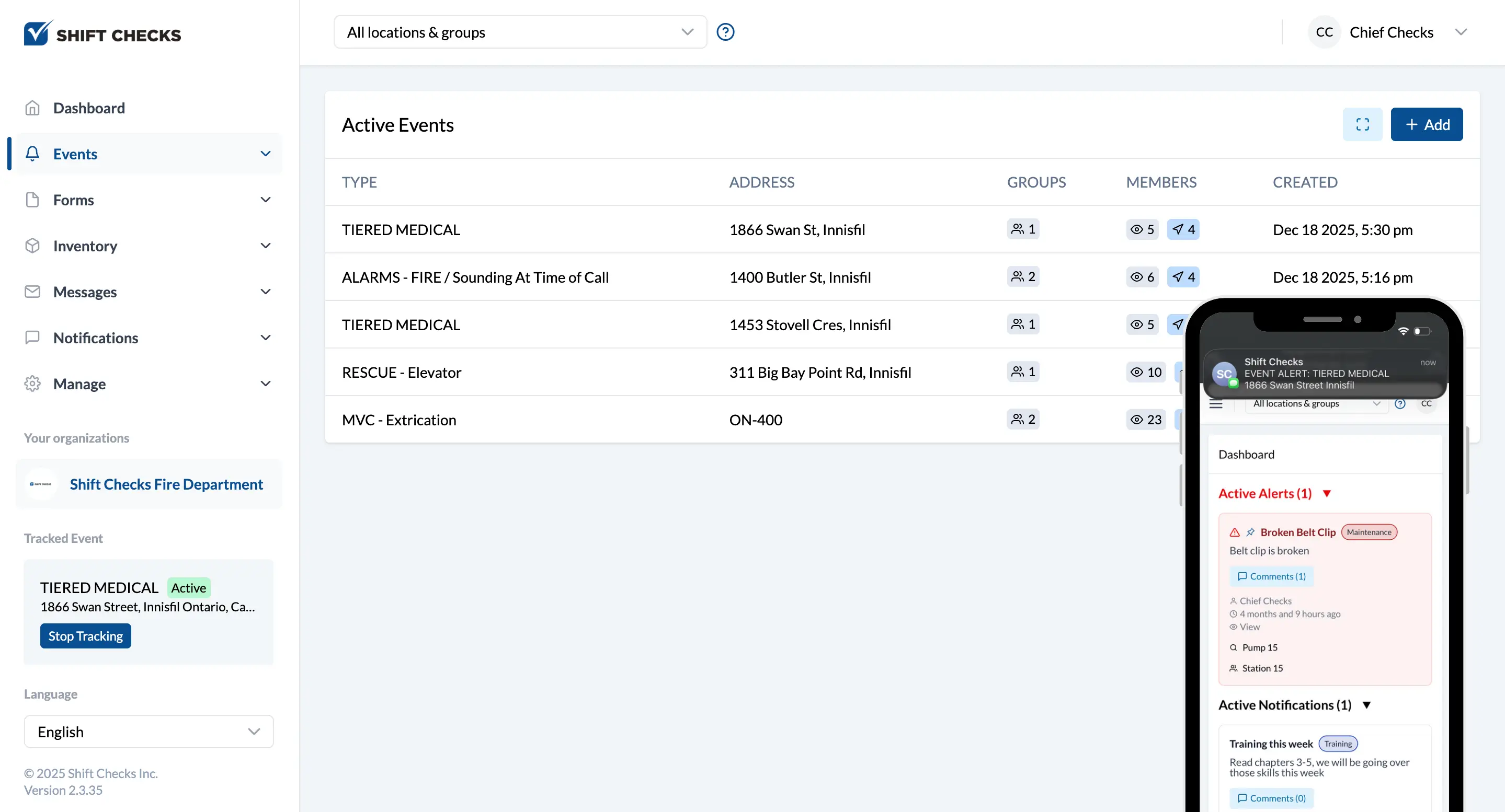 App screenshot